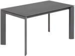 Kave Home Antracit fekete kerámia összecsukható étkezőasztal Kave Home I. tengely. 140/200 x 90 cm (LF-CC0185VR)