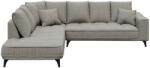 Devichy Világosszürke szövet sarokkanapé DEVICHY Chloe 288 cm, jobb (DEVICHY-CHLOE-42A-4R)