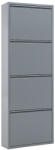 Kave Home Szürke fém cipőtartó Kave Home 136 cm-től (LF-AA4026R03)