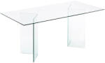 Kave Home Üveg étkezőasztal Kave Home Burano 180 x 90 cm (LF-C418C07)