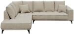 Devichy Bézs szövet sarokkanapé DEVICHY Chloe 288 cm, bal (DEVICHY-CHLOE-40A-4L)
