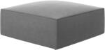 MICADONI Szürke bársony lábtartó MICADONI Ruby 93 x 93 cm (MICPOUF44F1RUBY6)