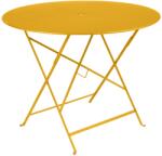 Fermob Sárga fém összecsukható asztal Fermob Bistro Ø 96 cm (FB-0235-C6)