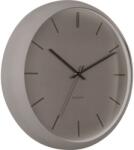 Present Time Szürke fém falióra Mathias 40 cm (KA5859GY)