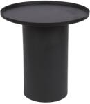 Kave Home Fekete fém oldalasztal Kave Home Fleksa Ø 45 cm (LF-LH0159R01)