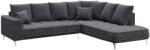 Devichy Chloe sötétszürke szövet sarokkanapé 288 cm, jobb (DEVICHY-CHLOE-43A-4R)