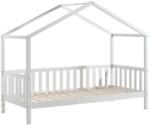VIPACK Fehér fenyő gyerekágy Vipack Dallas sínnel 90 x 200 cm (DAHK9014)