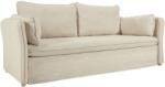 Kave Home Világos bézs szövet kétszemélyes kanapéágy Kave Home Tanit 210 cm (LF-S799_60_SN39)