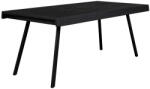 White Label Living Fekete fa étkezőasztal WLL SURI 220 x 100 cm (2100125)