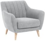 Kave Home Világosszürke szövet fotel Kave Home Obo (LF-S289J14)