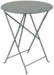 Fermob Hamuszürke fém összecsukható asztal Fermob Bistro Ø 60 cm (FB-0245-C7)