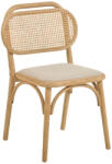 Kave Home Tölgy étkezőszék Kave Home Doriane rattan háttámlával (LF-CC2108MV12)