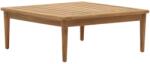Kave Home Teak kerti dohányzóasztal Kave Home Portitxol 80 x 80 cm (LF-J0300029MM46)