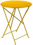 Fermob Sárga fém összecsukható asztal Fermob Bistro Ø 60 cm (FB-0245-C6)