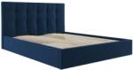 Micadoni Phaedra királykék bársony franciaágy 180 x 200 cm (MICBF18065PHAE5)