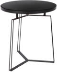 Bizzotto Fekete fém dohányzóasztal Bizzotto Zahira 50 cm (BI-0746292)