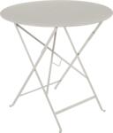 Fermob Bistro világosszürke fém összecsukható asztal Ø 77 cm (FB-0233-A5)