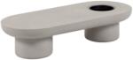 Kave Home Szürke beton kerti dohányzóasztal Kave Home Taimi 140 x 60 cm (LF-IT0049PR03)