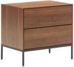 Kave Home Diófa éjjeliszekrény Kave Home Vedrana 60 x 40 cm (LF-N1200005MM41)