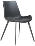 DAN-FORM Fekete bőr étkezőszék DAN-FORM Hype (DF100690610)