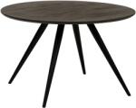 DAN-FORM Barna szürke fa kerek étkezőasztal DAN-FORM Eclipse 120 cm (400801700-400801750)