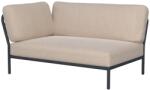 HOUE Világosszürke szövet sarokmodul HOUE Level 140 x 95 cm, bal (12202-9251)