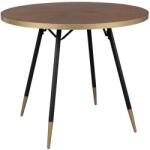 White Label Living Barna kőris kerek étkezőasztal WLL DENISE 91 cm (2100106)