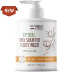  Wooden Spoon Natural Baba sampon és tusfürdő cotton kiss 300 ml