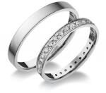 ÉkszerM Fehérarany Karikagyűrű AU RO17790