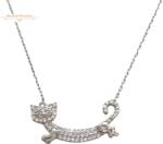 ÉkszerM Ezüst Lánc Cica Medállal (méret: 45) AD 134053