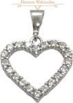 ÉkszerM Fehérarany Szív Medál AU 83161