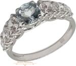 ÉkszerM Fehérarany Gyűrű Topáz Kővel (méret: 54) AU 83593