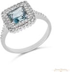 ÉkszerM Fehérarany Gyűrű (méret: 54) AU 84395