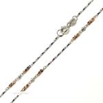 ÉkszerM Fehérarany Lánc (méret: 50) AU 73256