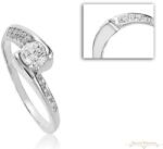 ÉkszerM Fehérarany Gyűrű (méret: 54) AU 66000