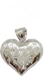 ÉkszerM Fehérarany Szív Medál AU 85070
