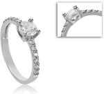 ÉkszerM Fehérarany Gyűrű (méret: 56) AU 56758