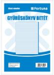 FORTUNA Gyűrűskönyv betét FORTUNA A/5 50 lapos 2 lyukú vonalas (01.00591) - vectraline
