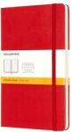 Moleskine Notesz vonalas MOLESKINE QP060R "L" keményfedeles piros (7490134004) - vectraline