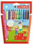 STABILO Filctoll STABILO Trio A-Z 12 darabos (378/1-12-01) - vectraline