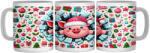  Karácsonyi Cartoon Cucu - 3D Mintás Bögre (898148)