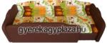 Gyerekágy Pláza Csoki - szafaris leesésgátlós gyerek heverő