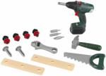 Klein Surubelnita Bosch cu baterii + organizator scule 14pcs - jucarie - 8520 (8520) Set bricolaj copii
