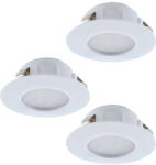 EGLO Pineda 95814 dimmelhető, beépíthető spotlámpa szett, 3x6W LED, 3000K, 3x500lm (95814)