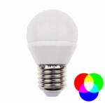 GLOBO 106753 távirányítós LED fényforrás, 4W=24W E27, 3000K+RGB, 300 lm (106753)