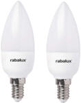 Rábalux 1539 gyertya LED fényforrás E14, 7W, 4000K, 560 lm, 2 db (1539)