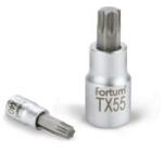 Fortum bitdugófej, torx, 1/4", 61CrV5/S2, mattkróm; TX40 (4701726)