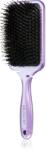 BrushArt Hair Boar bristle paddle hairbrush Четка за коса с косми от глиган Metallic Lilac
