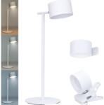 Solight WO68-W- LED tölthető lámpa 3in1 LED/4W/2000mAh 3000/4000/6500K fehér WO68-W (SL1576)