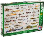 EUROGRAPHICS Пъзел Eurographics от 1000 части - Военни самолети от Първата световна война (EG60000087)